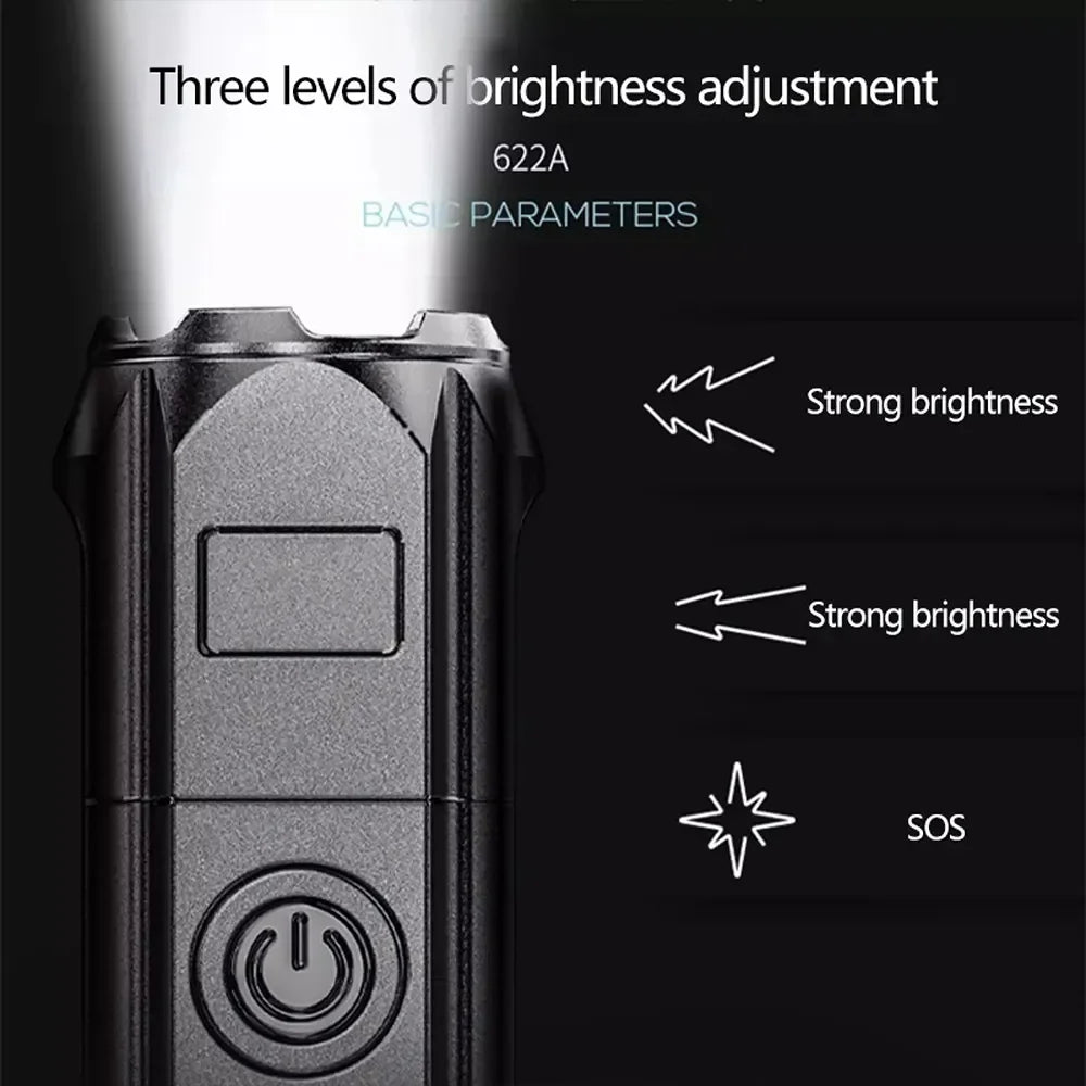 Choice LED Flashlight - USB Rechargeable Waterproof