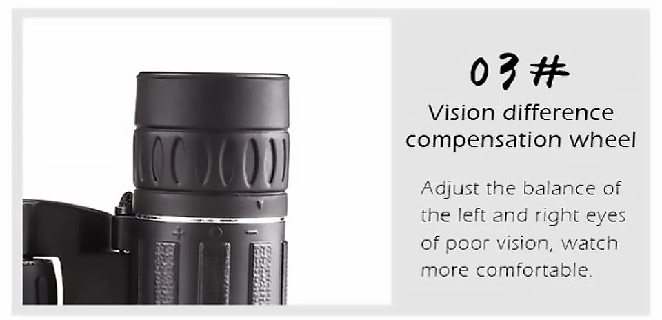 Choice 40x22 HD Binoculars Folding 2000m - Long Range View