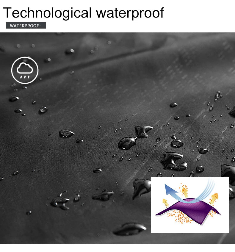 LNGXO Waterproof Hiking Jacket - Sun Protection For Trails