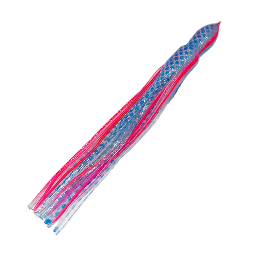 12” Tuna Big Game Marlin Skirts Tuna Trolling Squid Lures Rubber PVC Fishing Trolling Lure Replacement Octopus Skirts