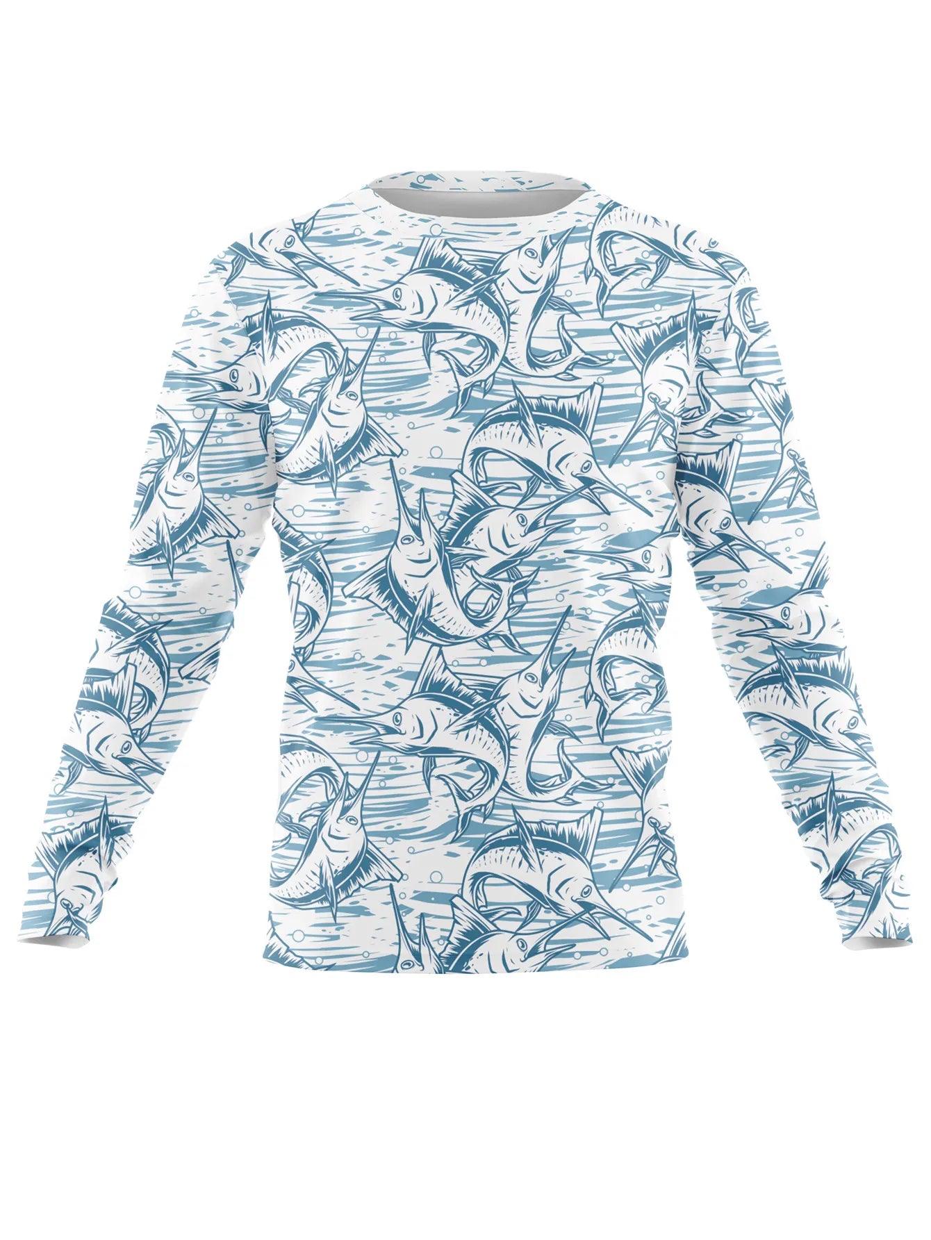 Pro Men Fishing Long Sleeve Shirt - UV Protection Fabric