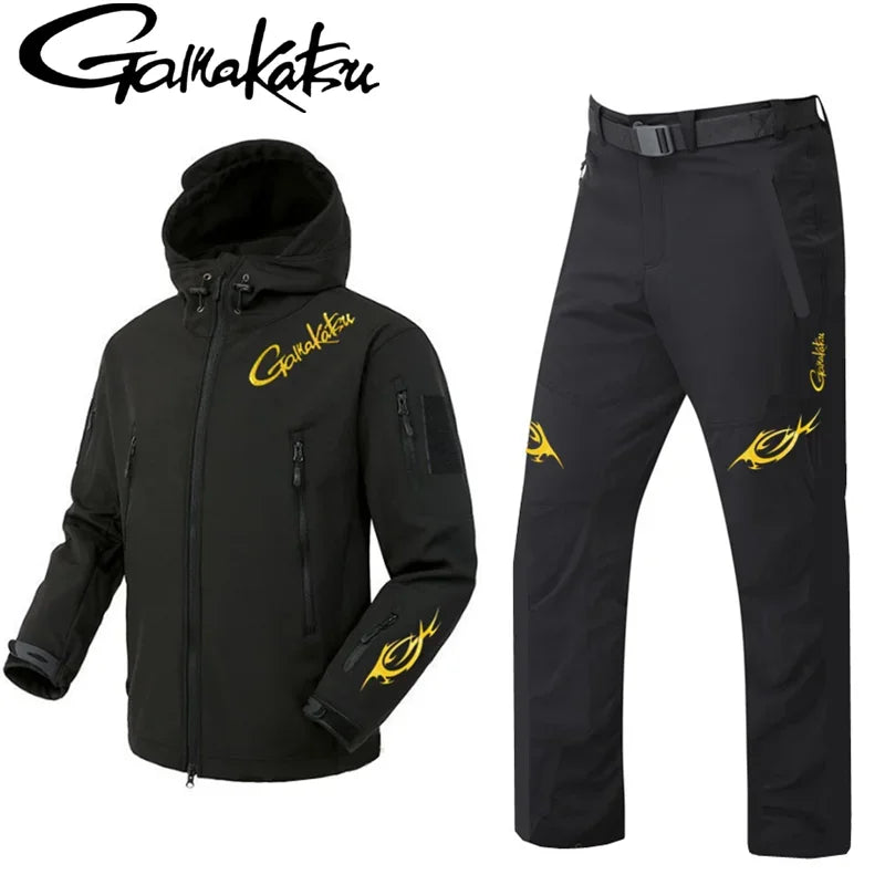 ArcticEdge Men Fleece Fishing Suit 2pc Jacket Pants - Warm