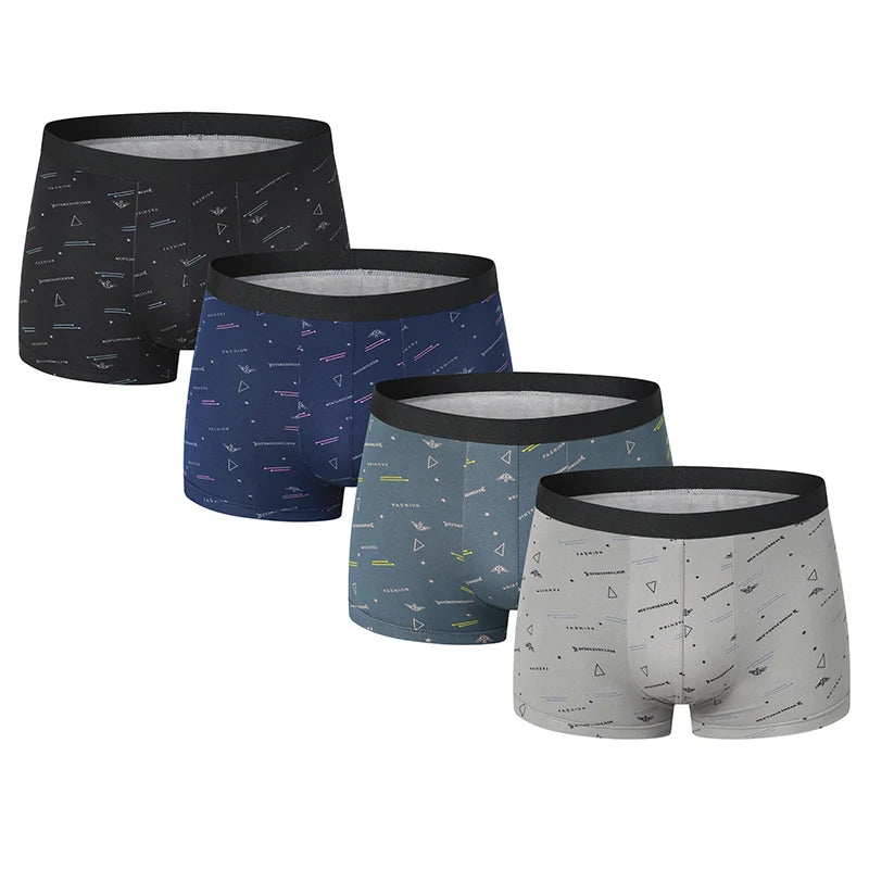 SureFit Plus Size Printed Boyshorts And Trunks - Comfort