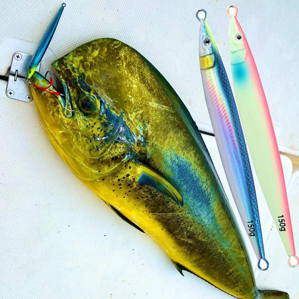 Fishing Tackle for Tuna Offshore Jigging - Deep Dropping Jigs 60g-150g