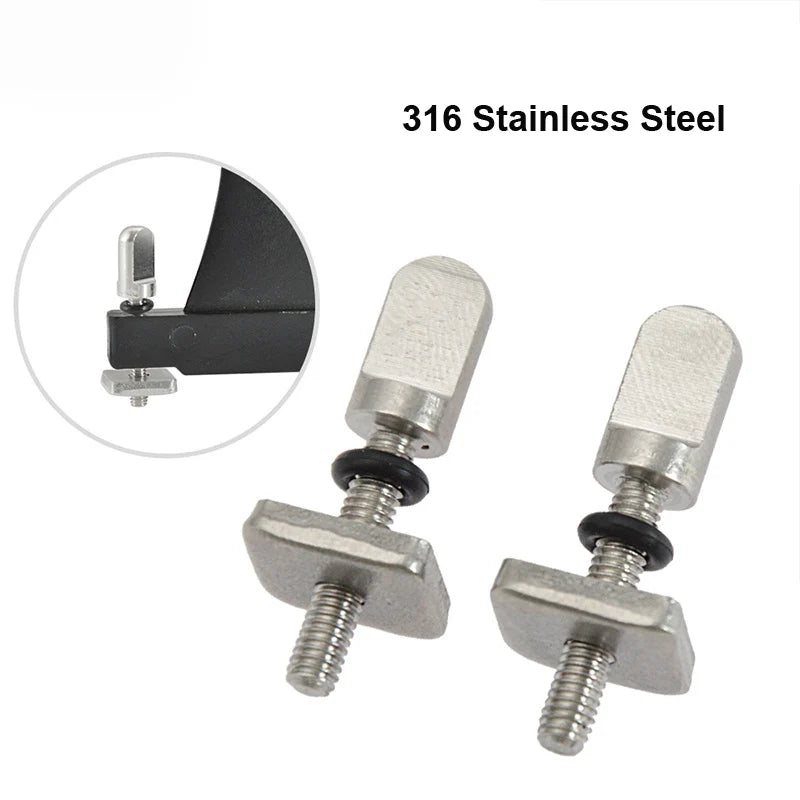 316 stainless steel screw fin box fixing stand up paddle board SUP surf board fin US fin box accessory