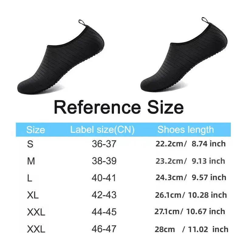 Water Shoes Unisex Quick-Drying Breathable Swimming Anti-Slip Water Sneakers