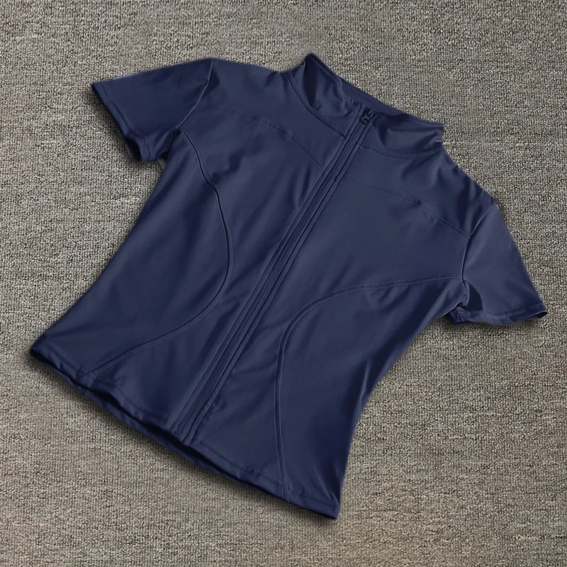 Summer Waist Slimming Training Tops - Quick Dry Yoga Wear