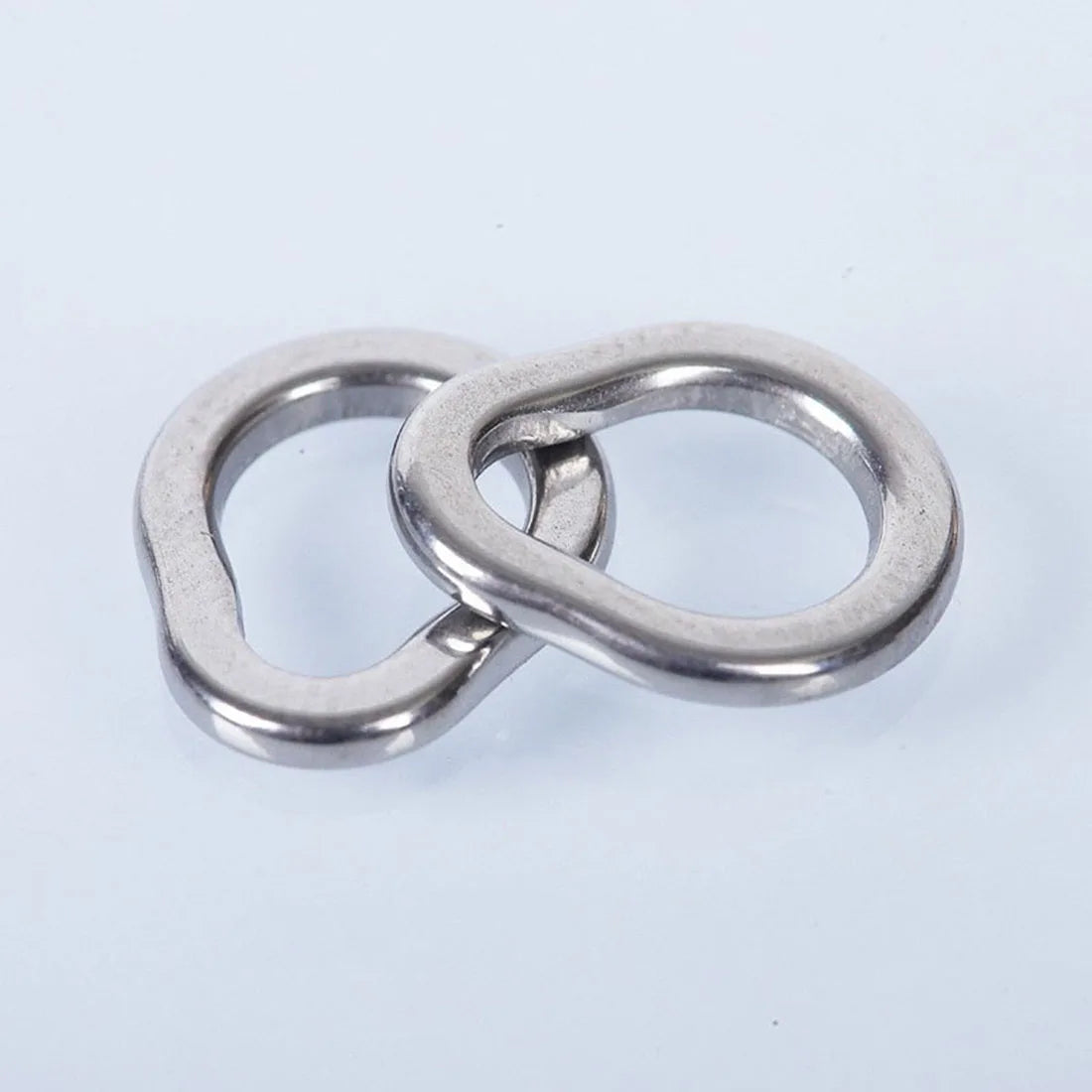 FishTrip Solid Ring Pear Shape Stainless Steel Saltwater Fishing Accessories 200-350lb.