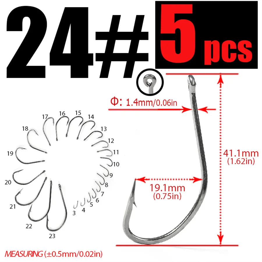 LS-9939 Saltwater Fishing Hooks - Made In Japan Quality