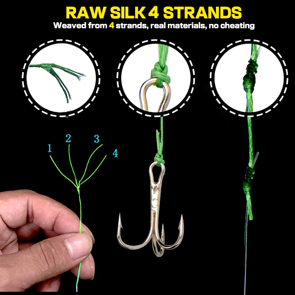 JOF 4 Strands Braided Line - Smooth Strong Durable Carp