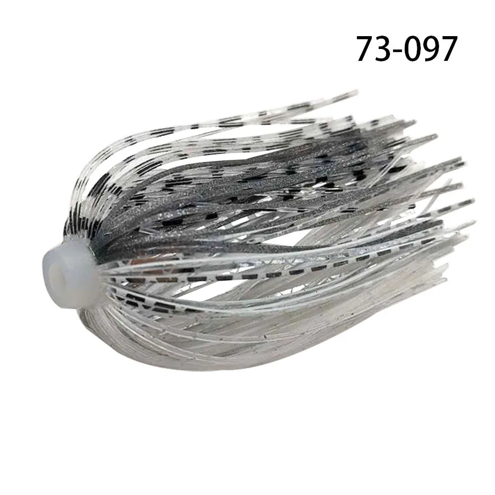 3/10 pcs/lot 88 Strands 64mm Silicone Skirts Elastic hole Umbrella skirts Fishing Accessories Buzzbaits Spinner Buzz Bait