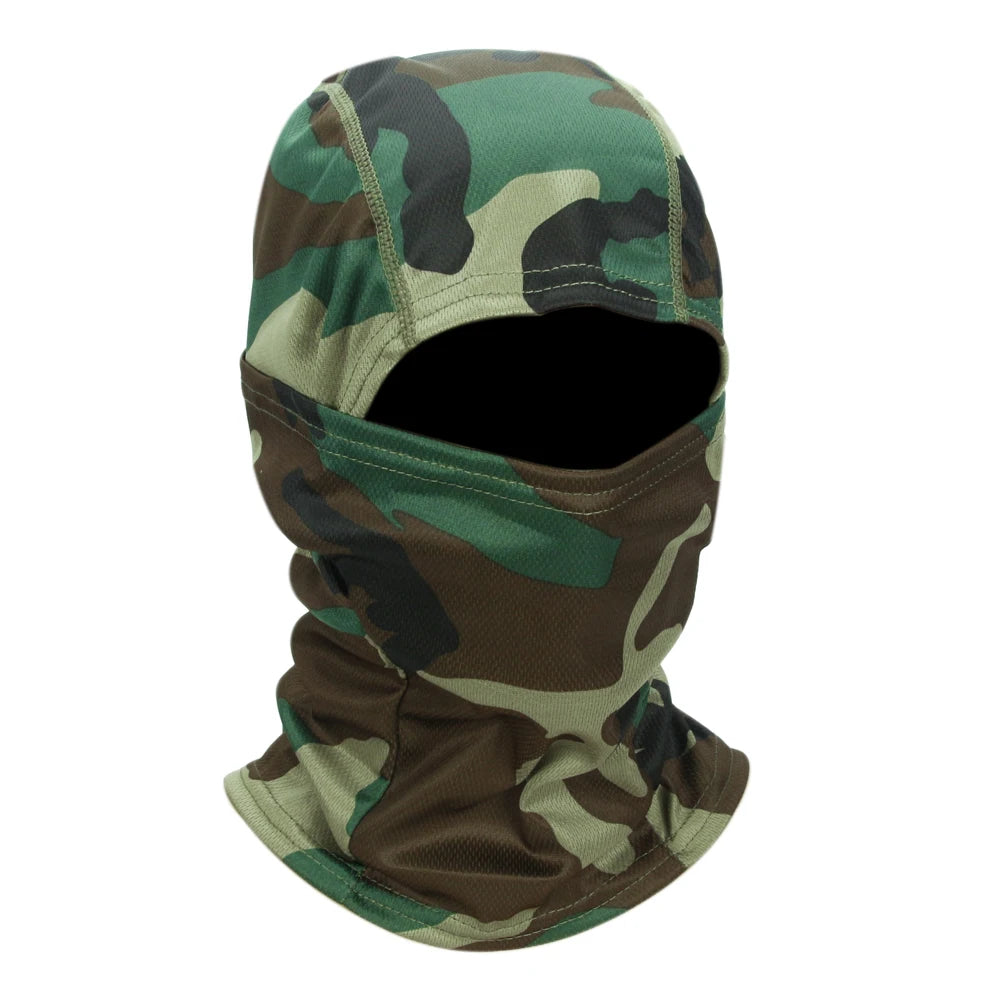 Camouflage Balaclava Full Face Mask Outdoor Sports Hunting Hiking Ski Mask Motorcycle Helmet Inner Cap