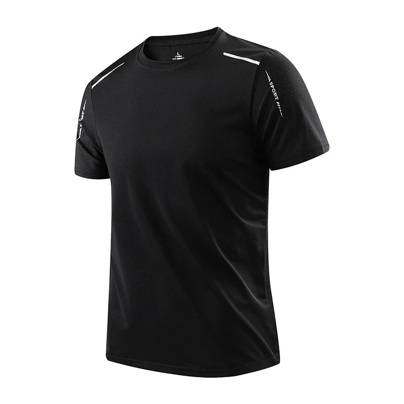 CHRLCK Men's Quick Dry Running Tee - Breathable Outdoor
