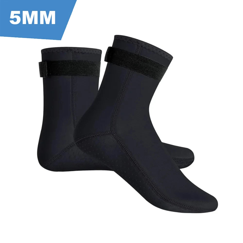 Diving Socks Wetsuit Surf Shoes Thermal Neoprene Quick Dry Non-Slip Warm Aqua Socks For Men Women 5mm
