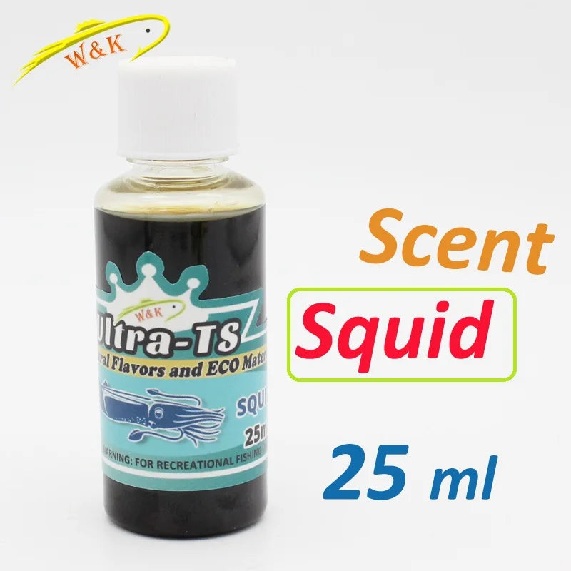 Flavors 25ml Squid Flavor Lure Soft Swimbait - Eco Scent