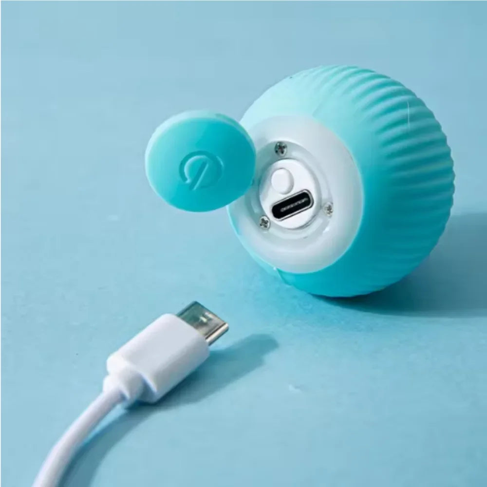 Cat Ball Toys Automatic Rolling Smart Cat Toys Interactive Training Self-moving Toys for Indoor Play