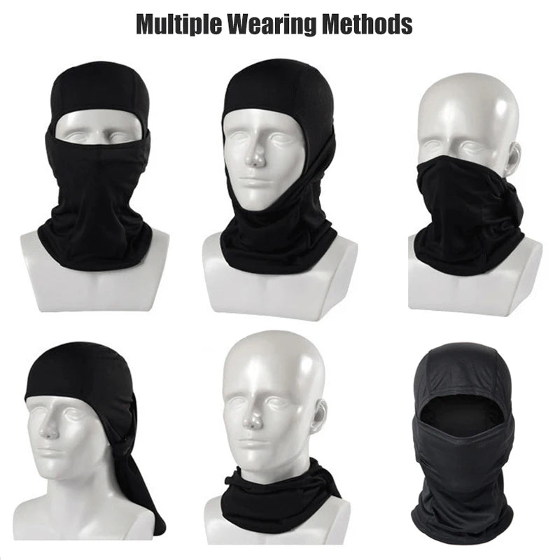 Camouflage Balaclava Full Face Mask Outdoor Sports Hunting Hiking Ski Mask Motorcycle Helmet Inner Cap