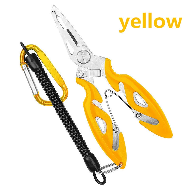 AquaPro Travel Fishing Pliers - Deep Hook Removal Nose
