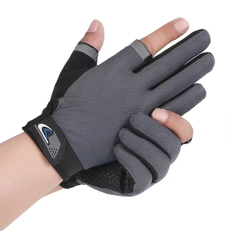AquaGuard Summer Fishing Gloves - Anti Slip Sun Proof