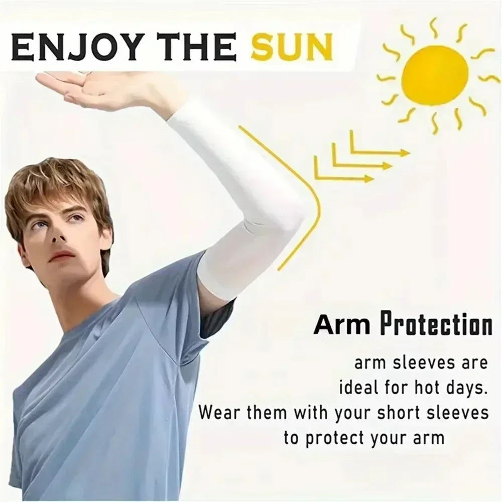 EverSun Ice Silk Arm Sleeves - Cooling Sun Protection