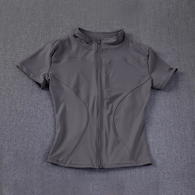 Summer Waist Slimming Training Tops - Quick Dry Yoga Wear