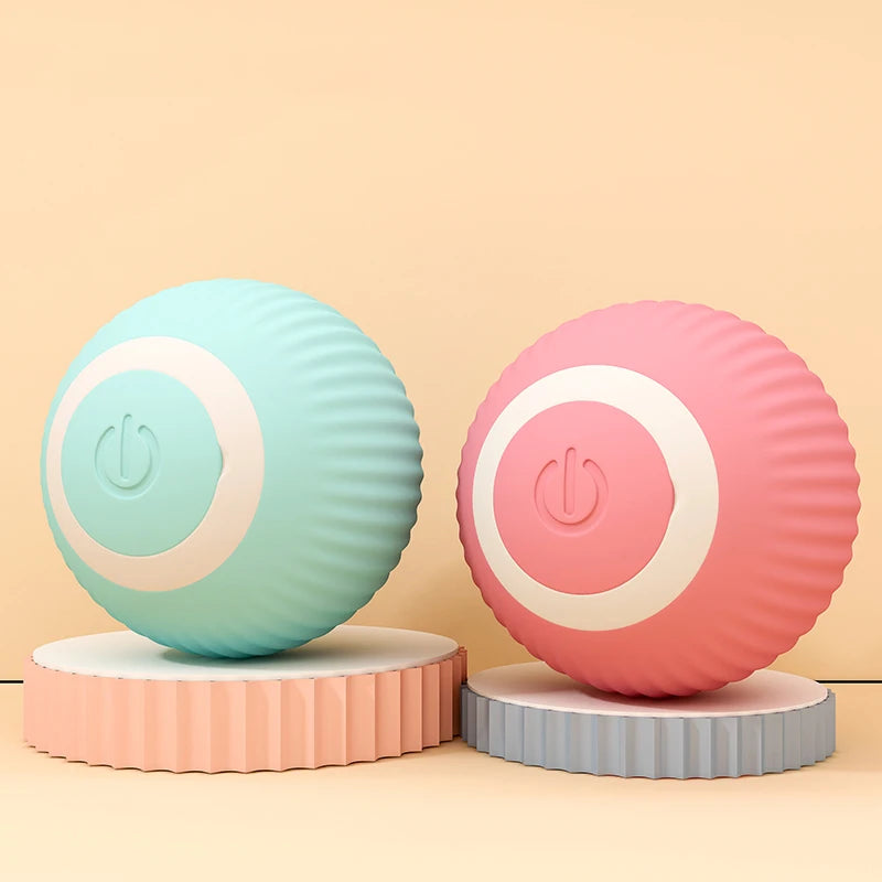 Cat Toy Automatic Moving Interactive Ball Rechargeable Self Rolling Entertainment Play Toy