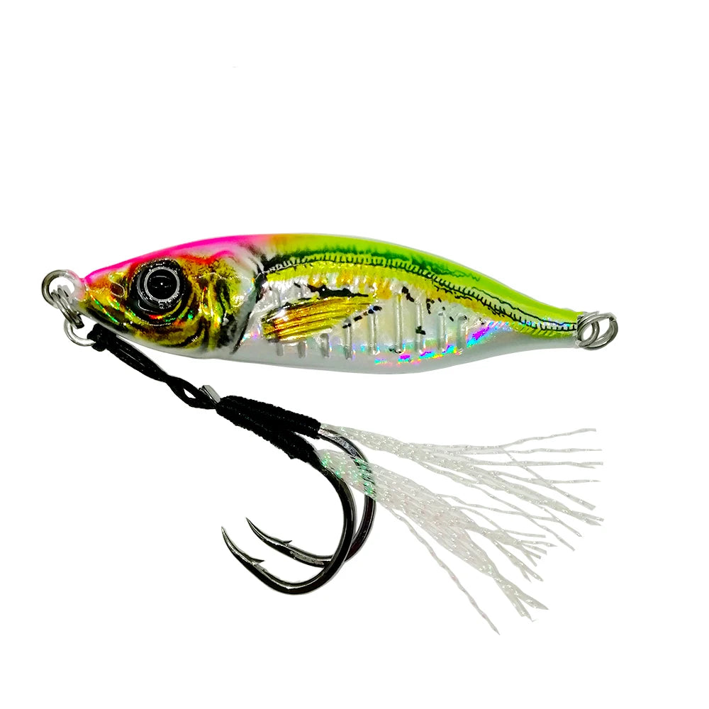 3D OffShore Saltwater Fishing Jig, Tuna Wahoo Jigging Lures