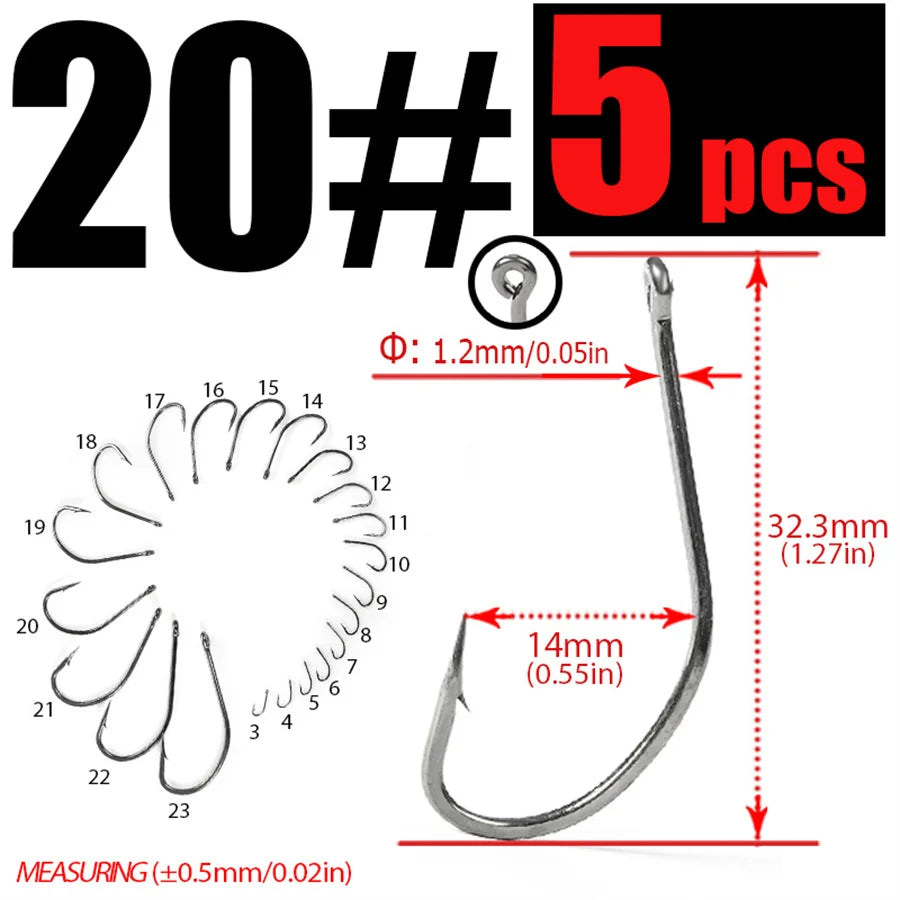 LS-9939 Saltwater Fishing Hooks - Made In Japan Quality