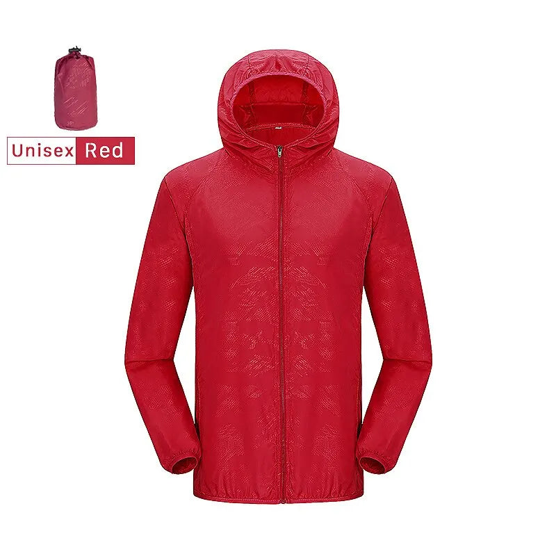 LNGXO Unisex Hiking Jacket - Waterproof Quick Dry UV
