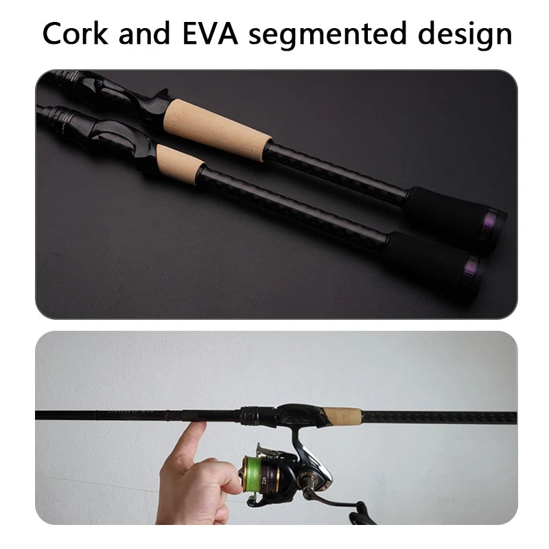 Spinning/Conventional Travel Rods, Long XF/MF Action Rods FUJI Components Fishing Poles for any destination.