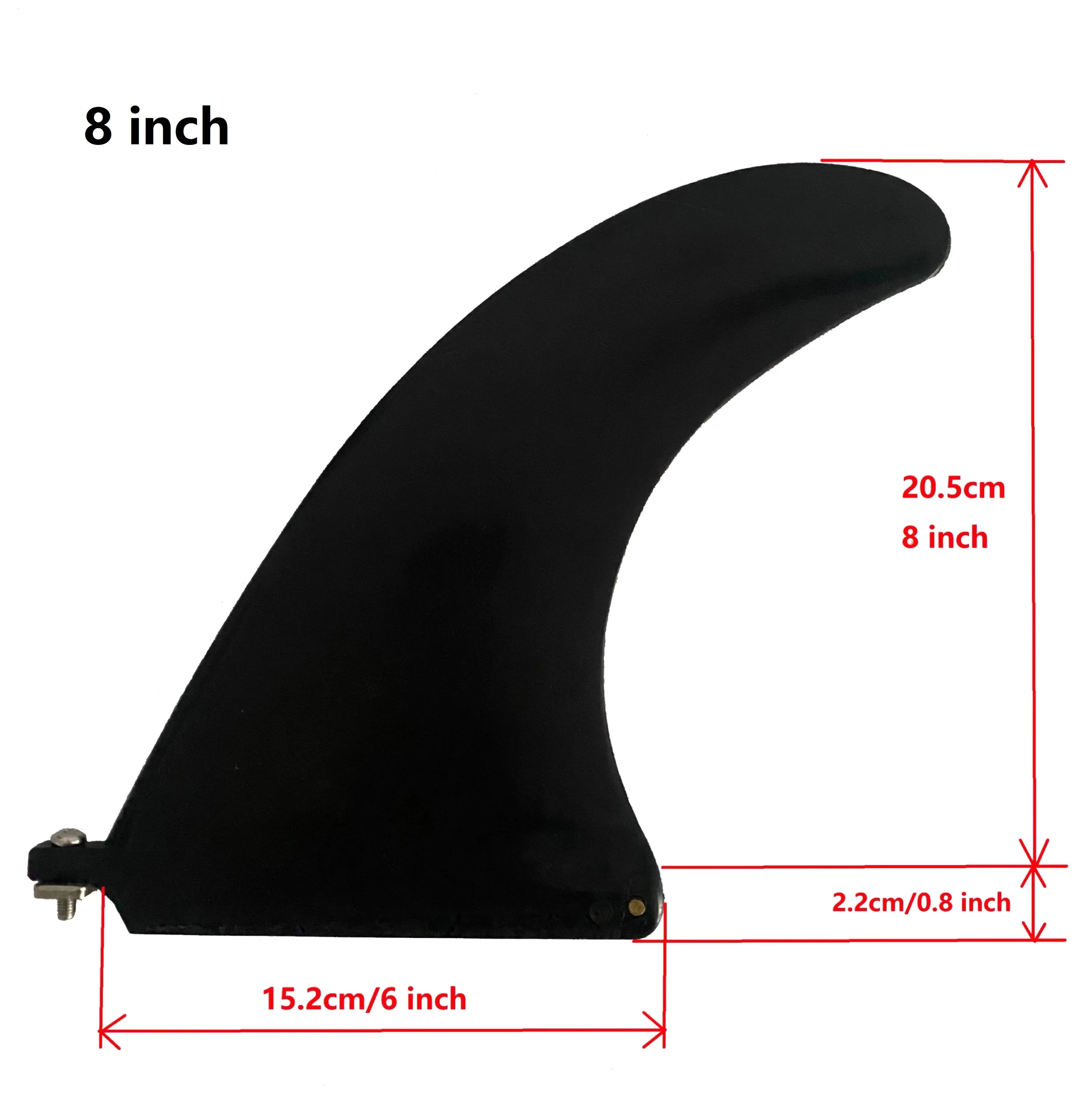 6.5/8/9.5/10 inch Surf Fin SUP Single Center Fin Nylon Long Board Surf Board Paddle Board With Fin Screw Surfing Accessories