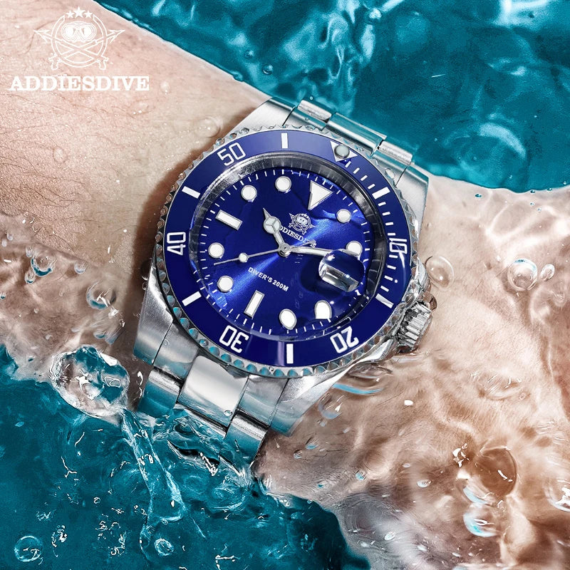 Men's Stainless Steel Watch Leisure Quartz Waterproof Outdoor Sports Watch