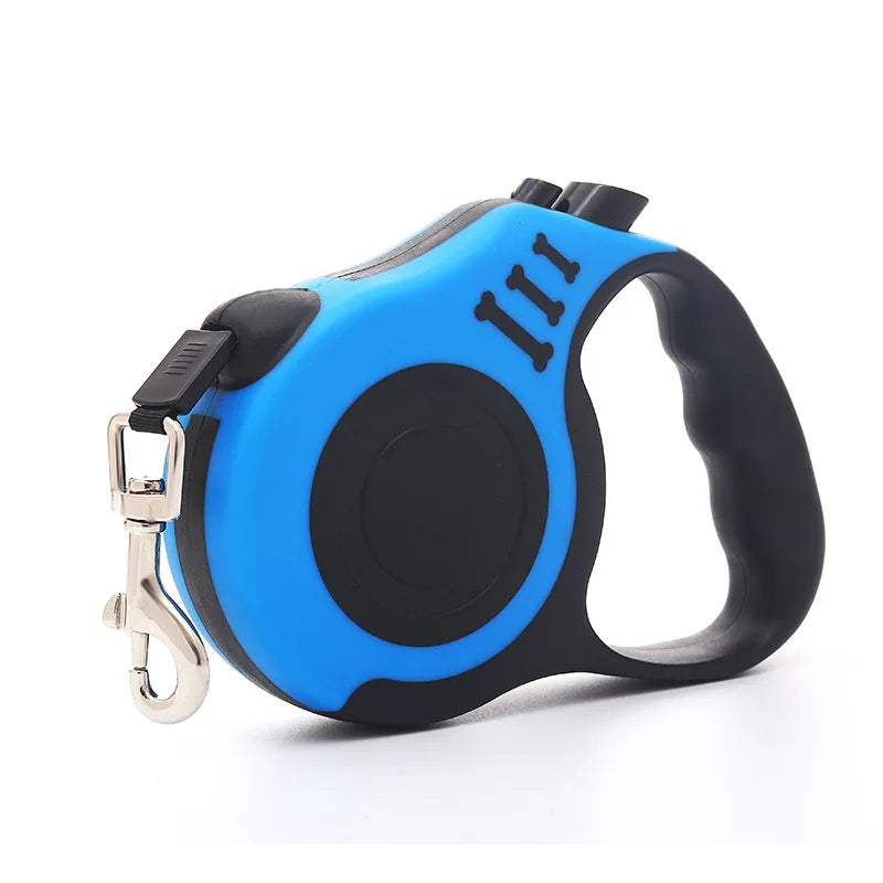Dog Leash Strong Nylon Puppy Lead For Small Medium Large Dogs Automatic Retractable Durable 3m 5m