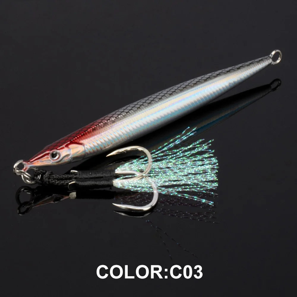 Fishing Tackle for Tuna Offshore Jigging - Deep Dropping Jigs 60g-150g