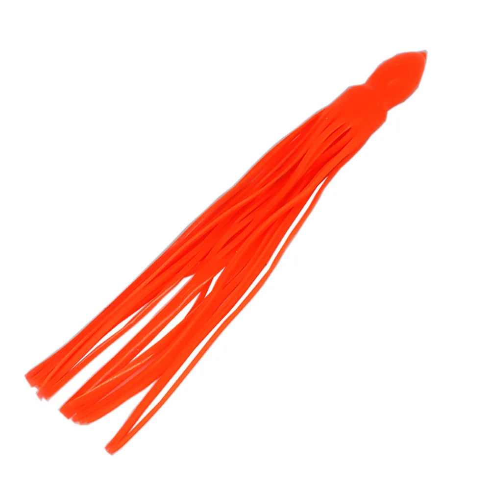 12” Tuna Big Game Marlin Skirts Tuna Trolling Squid Lures Rubber PVC Fishing Trolling Lure Replacement Octopus Skirts